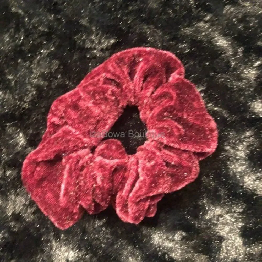 Bundle (6) Satin & Velvet Scrunchie   ISC8130  -  WOMEN'S  Handmade NWT Boutique